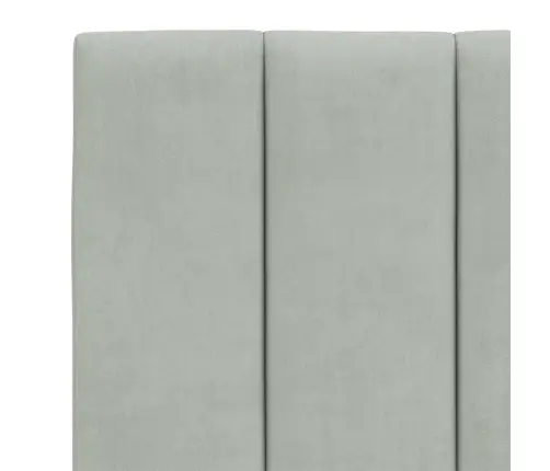 Galvgaļa Spilvens, Gaiši Pelēks, 120 Cm, Samts Vidaxl