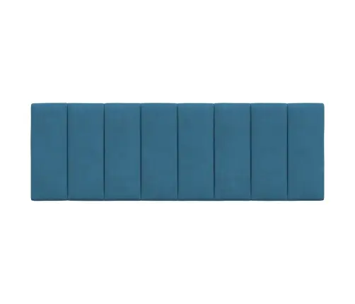 Galvgaļa Spilvens, Hanko, Zils, 120 Cm, Samts Vidaxl