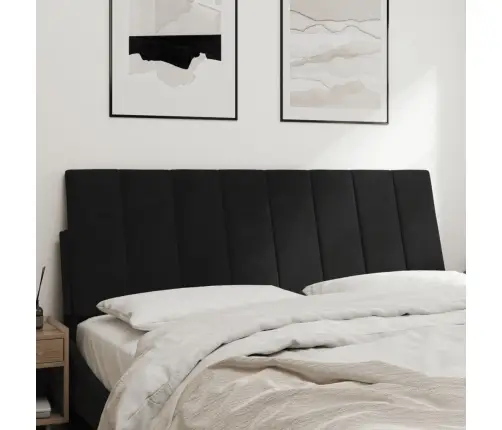 Galvgaļa Spilvens, Melns, 140 Cm, Samts Vidaxl