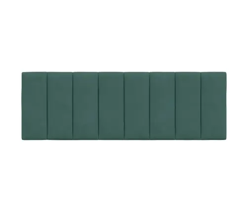 Galvgaļa Spilvens, Tumši Zaļš, 140 Cm, Samts Vidaxl