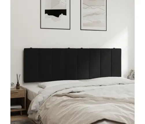 Galvgaļa Spilvens, Melns, 160 Cm, Samts Vidaxl