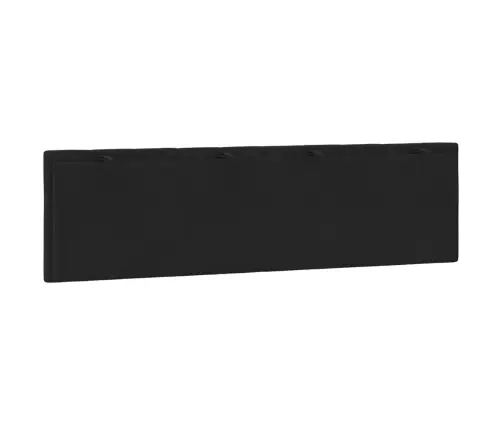 Galvgaļa Spilvens, Melns, 180 Cm, Samts Vidaxl