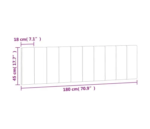Galvgaļa Spilvens, Tumši Zaļš, 180 Cm, Samts Vidaxl
