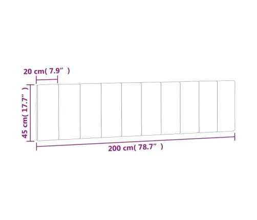 Galvgaļa Spilvens, Gaiši Pelēks, 200 Cm, Samts Vidaxl