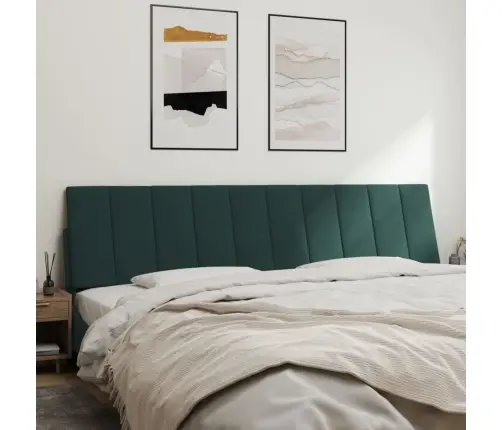 Galvūgalio Pagalvėlė, Hanko, Tamsiai Žalios Spalvos, 200cm Aksomas