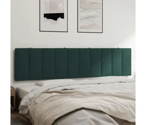 Galvūgalio Pagalvėlė, Hanko, Tamsiai Žalios Spalvos, 200cm Aksomas