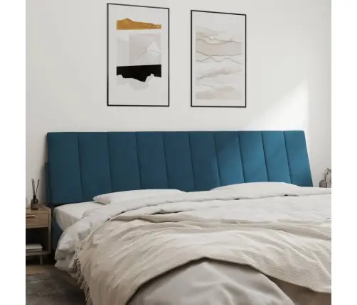 Galvūgalio Pagalvėlė, Hanko, Mėlynos Spalvos, 200cm Aksomas