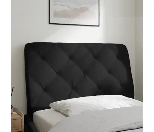 Galvgaļa Spilvens, Melns, 80 Cm, Samts Vidaxl