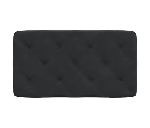 Galvgaļa Spilvens, Melns, 80 Cm, Samts Vidaxl