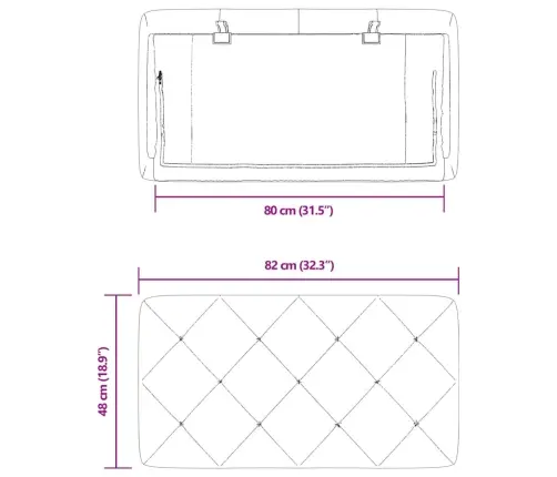 Galvūgalio Pagalvėlė, Mėlynos Spalvos, 80cm Aksomas