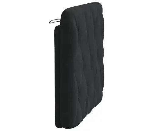 Galvgaļa Spilvens, Melns, 90 Cm, Samts Vidaxl