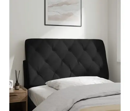 Galvgaļa Spilvens, Melns, 100 Cm, Samts Vidaxl Galvgaļa Spilvens, Melns, 100 Cm, Samts Vidaxl