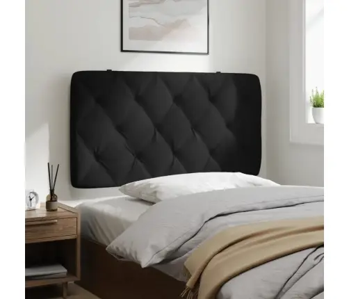 Galvgaļa Spilvens, Melns, 100 Cm, Samts Vidaxl Galvgaļa Spilvens, Melns, 100 Cm, Samts Vidaxl