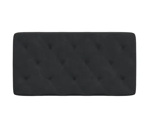 Galvgaļa Spilvens, Melns, 100 Cm, Samts Vidaxl Galvgaļa Spilvens, Melns, 100 Cm, Samts Vidaxl