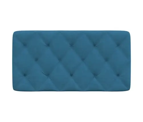 Galvgaļa Spilvens, Zils, 100 Cm, Samts Vidaxl