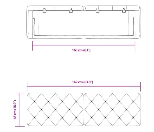 Galvgaļa Spilvens, Tumši Pelēks, 160 Cm, Samts Vidaxl