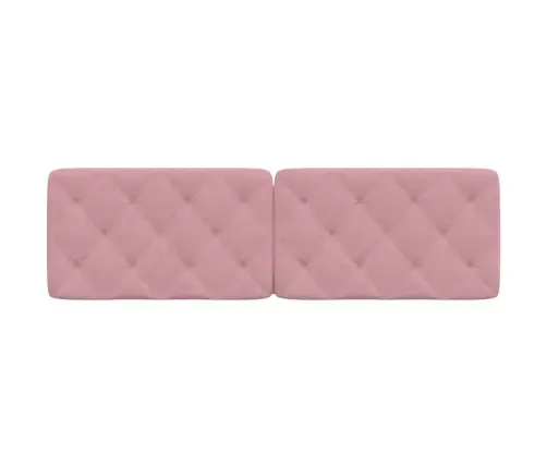 Galvgaļa Spilvens, Rozā, 160 Cm, Samts Vidaxl Galvgaļa Spilvens, Rozā, 160 Cm, Samts Vidaxl