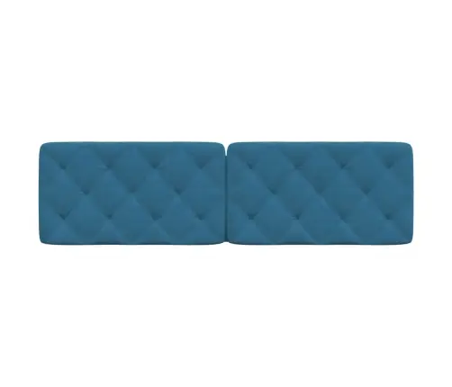 Galvūgalio Pagalvėlė, Mėlynos Spalvos, 180cm Aksomas