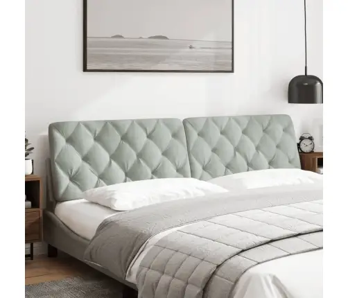 Voodipeatsi Padi, Helehall, 200 cm Samet