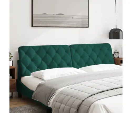 Galvūgalio Pagalvėlė, Tamsiai Žalios Spalvos, 200cm Aksomas