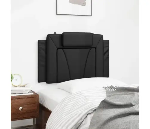 Galvgaļa Spilvens, Melns, 80 Cm, Mākslīgā Āda Vidaxl