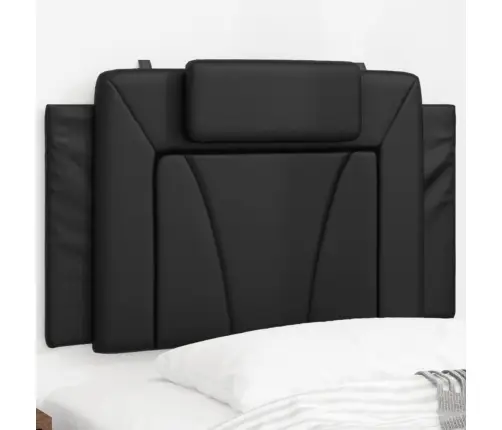 Galvgaļa Spilvens, Melns, 80 Cm, Mākslīgā Āda Vidaxl