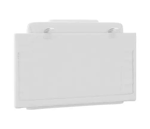 Galvgaļa Spilvens, Balts, 80 Cm, Mākslīgā Āda Vidaxl