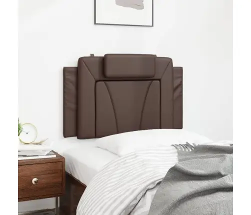 Galvgaļa Spilvens, Brūns, 80 Cm, Mākslīgā Āda Vidaxl