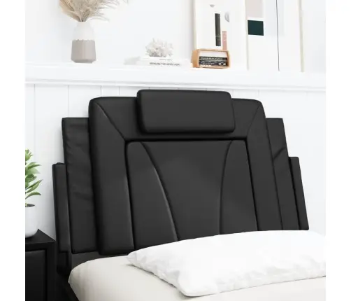 Galvgaļa Spilvens, Melns, 90 Cm, Mākslīgā Āda Vidaxl Galvgaļa Spilvens, Melns, 90 Cm, Mākslīgā Āda Vidaxl