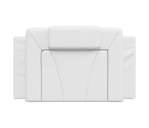 Galvgaļa Spilvens, Balts, 90 Cm, Mākslīgā Āda Vidaxl