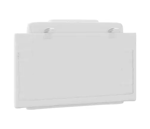 Galvgaļa Spilvens, Balts, 90 Cm, Mākslīgā Āda Vidaxl