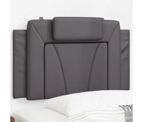 Voodipeatsi Padi Viana, Hall, 90 cm Kunstnahk Voodipeatsi Padi Viana, Hall, 90 cm Kunstnahk