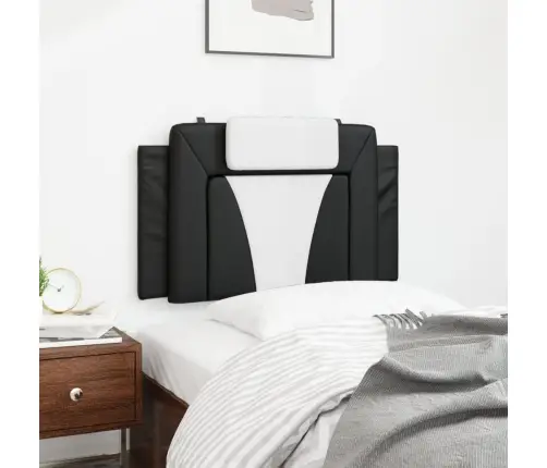 Voodipeatsi Padi Viana, Must Ja Valge, 90 cm Kunstnahk