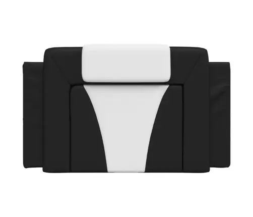 Voodipeatsi Padi Viana, Must Ja Valge, 90 cm Kunstnahk