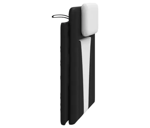 Voodipeatsi Padi Viana, Must Ja Valge, 90 cm Kunstnahk