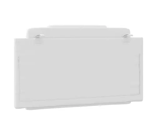 Galvgaļa Spilvens, Balts, 100 Cm, Mākslīgā Āda Vidaxl