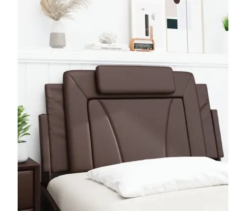 Galvgaļa Spilvens, Brūns, 100 Cm, Mākslīgā Āda Vidaxl