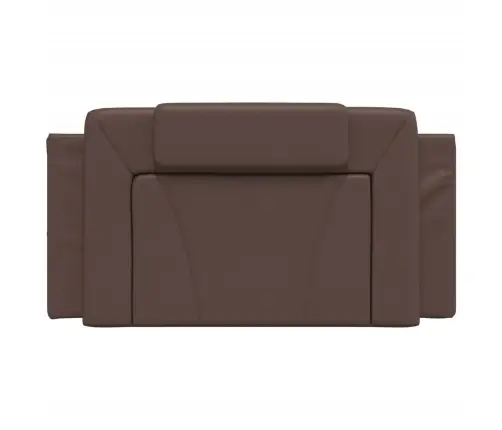 Galvgaļa Spilvens, Brūns, 100 Cm, Mākslīgā Āda Vidaxl