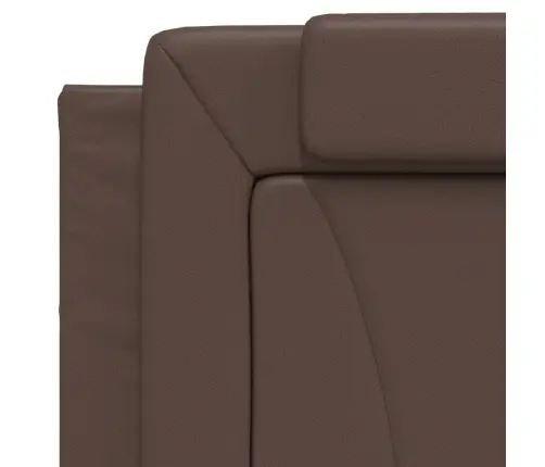 Galvgaļa Spilvens, Brūns, 100 Cm, Mākslīgā Āda Vidaxl