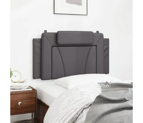 Galvgaļa Spilvens, Pelēks, 100 Cm, Mākslīgā Āda Vidaxl