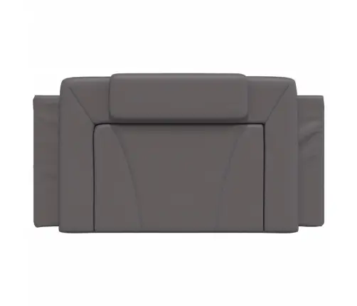 Galvgaļa Spilvens, Pelēks, 100 Cm, Mākslīgā Āda Vidaxl