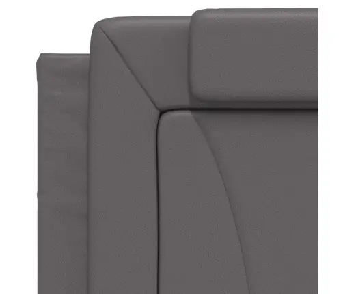 Galvgaļa Spilvens, Pelēks, 100 Cm, Mākslīgā Āda Vidaxl