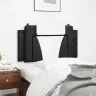 Galvūgalio Pagalvėlė, Juodas Ir Baltas, 100cm Dirbtinė Oda