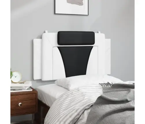 Galvgaļa Spilvens, Balts Un Melns, 100 Cm, Mākslīgā Āda Vidaxl