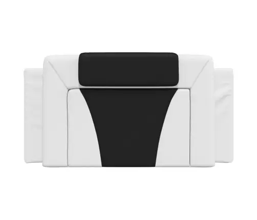 Galvgaļa Spilvens, Balts Un Melns, 100 Cm, Mākslīgā Āda Vidaxl