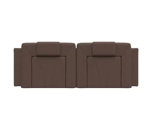 Voodipeatsi Padi Viana, Pruun, 120 cm Kunstnahk