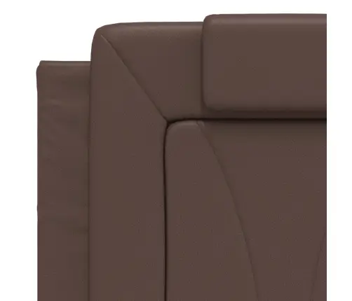 Voodipeatsi Padi Viana, Pruun, 120 cm Kunstnahk