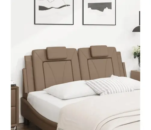 Galvūgalio Pagalvėlė, Viana, Kapučino Spalvos, 120cm Dirbtinė Oda