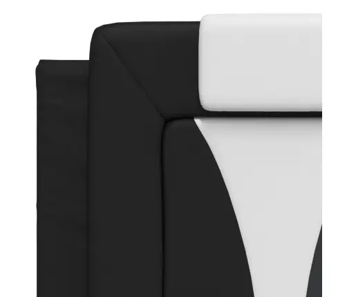 Galvūgalio Pagalvėlė, Viana, Juoda Ir Balta, 140cm Dirbtinė Oda