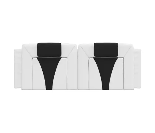 Galvūgalio Pagalvėlė, Viana, Balta Ir Juoda, 140cm Dirbtinė Oda